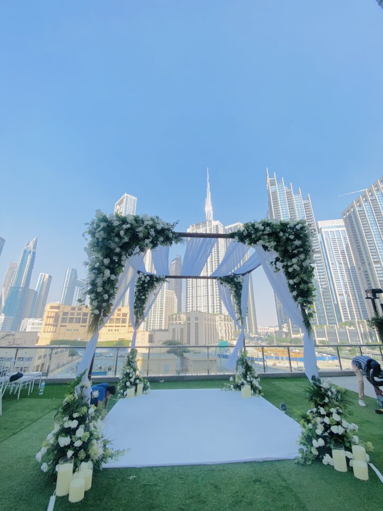 wedding mandap decor in dubai