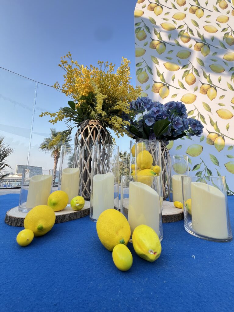 lemon themed birthday party