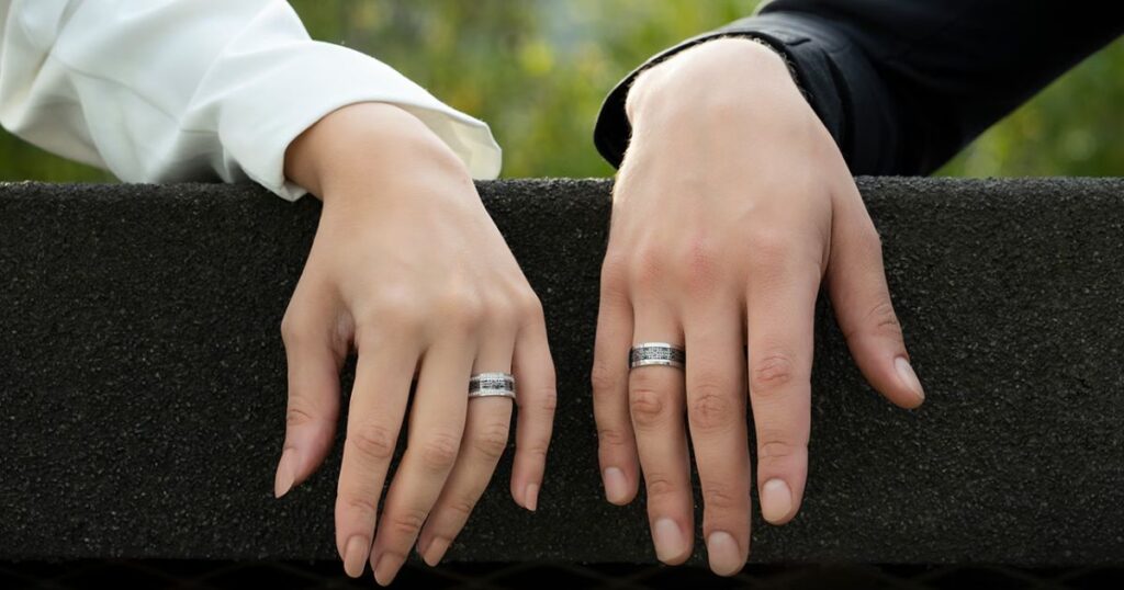 couple wedding ring